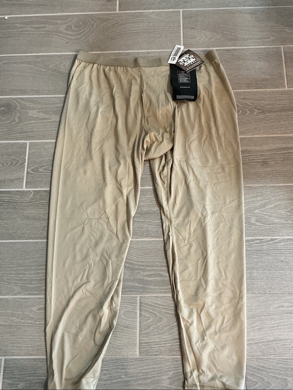 GEN III Polartec Men's Lightweight Thermal Base Layer Pants - Tan Army Sz XL